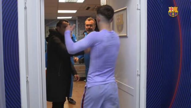 Xavi fires up his players after dramatic win vs Levante